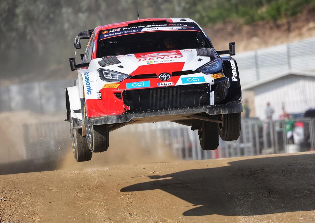 JonneHalttunen's tweet photo. That’s a 7th quickest at @rallyportugal shakedown.
All ok, we kept same tyre during our 3 runs to save some new one for later in the rally, should be useful 😅
#wrc #rallydeportugal #kallerovanperä #jonnehalttunen #codriver #tgr_wrc #okauto #rightware #unibet #marinefi https://t.co/R7iVculYFp