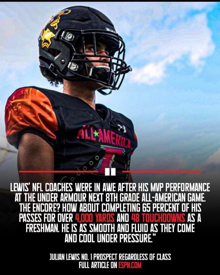 Julian "Ju Ju" Lewis QB tweet media