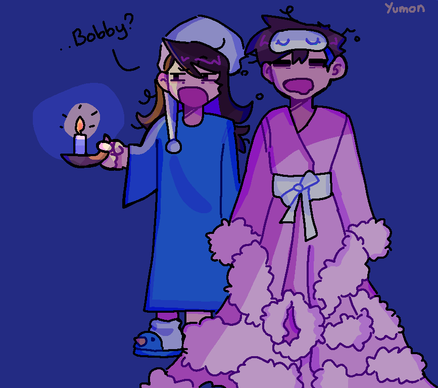 yuckyoo's tweet photo. Night gowns #qsmpfanart https://t.co/CMU95QZm4T