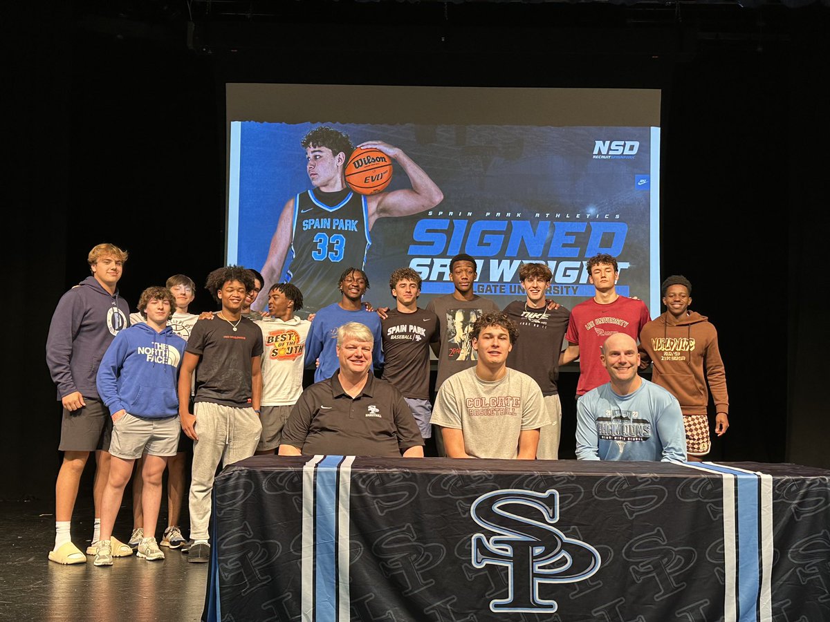 Spain Park Boys Basketball (@sphsboysbskball) on Twitter photo Congrats to our guy Sam Wright on signing with Colgate University. We are so proud of you, Sam and cannot wait to see what the future holds! <a href="/samwright_41/">Sam Wright</a> Congrats to our guy Sam Wright on signing with Colgate University. We are so proud of you, Sam and cannot wait to see what the future holds! <a href="/samwright_41/">Sam Wright</a>
