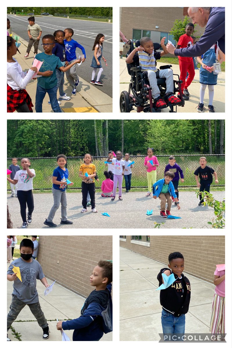 Billingsley_ES's tweet photo. Yesterday was Flying Day. The weather was fantastic for Paper Airplane Test Flights. #FlyingFun
#A-ZCountdown https://t.co/yB3wm9uuL2