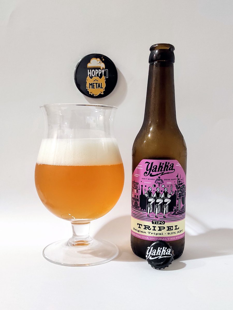 HoppyMetal's tweet photo. 🍺 Tipo Tripel
🏭 @Cervezas_Yakka
📜 Tripel
⚗️ 9.0%
👊 35 IBU
🌟 3.7/5 🌟
👉 Una Tripel que se acerca elegantemente al estilo clásico de Bélgica, de toques dulces y con un amargor suave que deja paso a un punto final cálido. Muy lograda.
🌐 https://t.co/iDWab4ALPC https://t.co/9KIRCiZ7yU