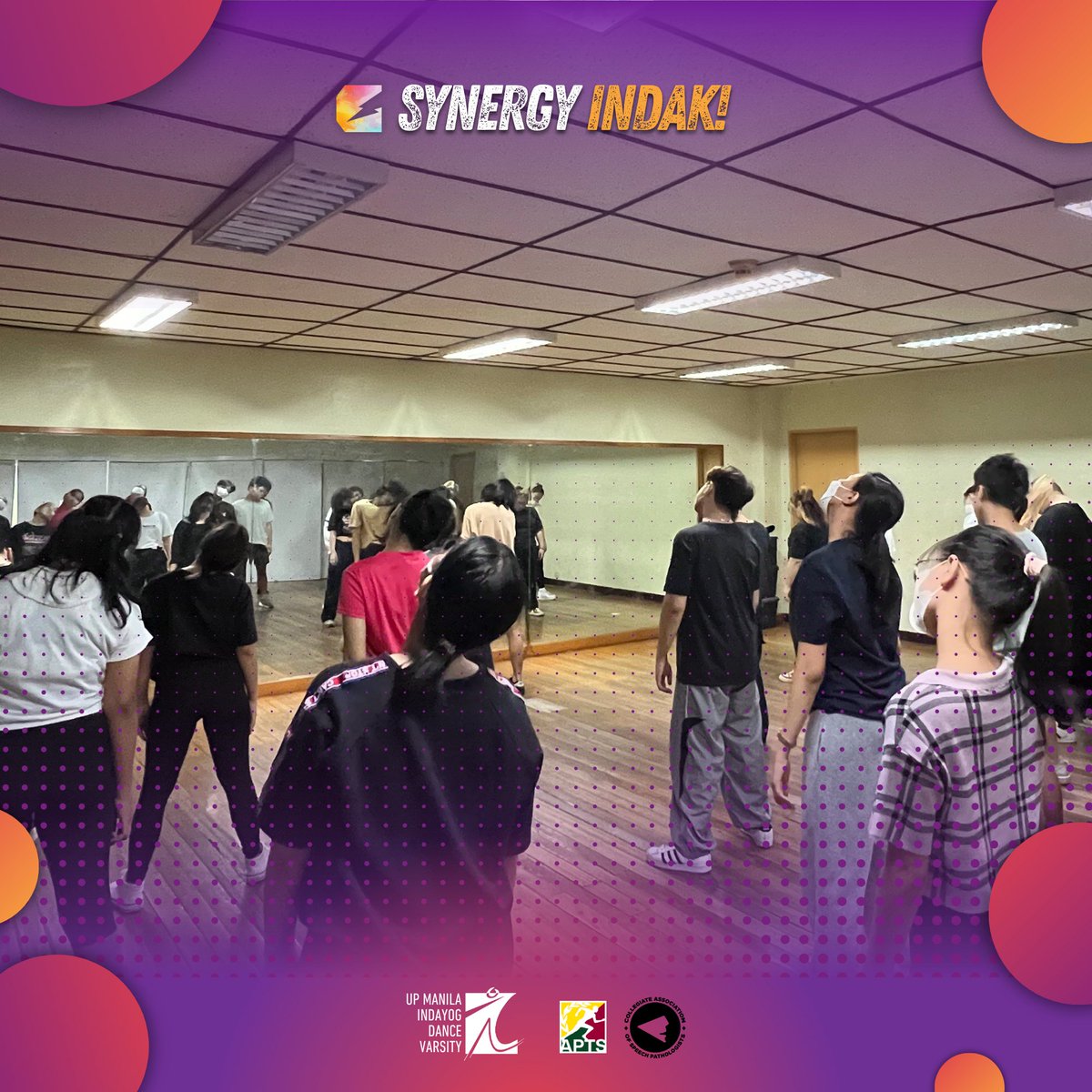 CAMPSynergy's tweet photo. Ang 👯‍♀️Synergy Indak!👯‍♂️ ay dance workshop na bukas sa lahat ng mag-aaral ng UPM. Ito ay proyekto ng CAMP Synergy kasama ang UPM Indayog Dance Varsity 🪩🌟 https://t.co/19uuCFPinH