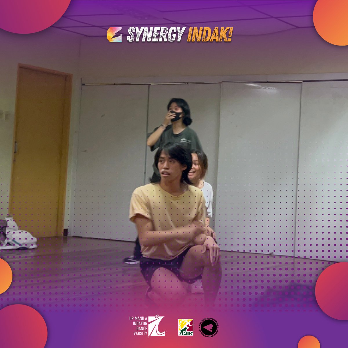 CAMPSynergy's tweet photo. Ang 👯‍♀️Synergy Indak!👯‍♂️ ay dance workshop na bukas sa lahat ng mag-aaral ng UPM. Ito ay proyekto ng CAMP Synergy kasama ang UPM Indayog Dance Varsity 🪩🌟 https://t.co/19uuCFPinH