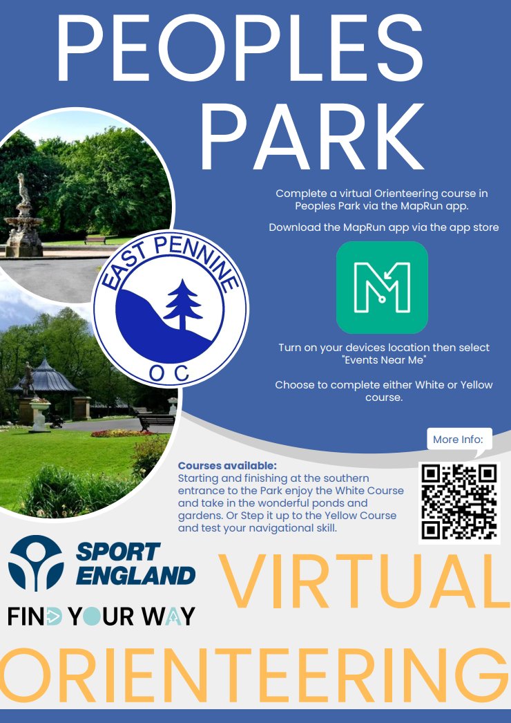ActiveCdale's tweet photo. Why not try something new with the family this May, such as virtual orienteering? There are courses in Calderdale at Shroggs Park, Peoples Park and Beechwood Park. 

Download the MapRun app from the App Store and get started today. For more info visit https://t.co/IuPeh0y6ZL https://t.co/ln5biRhCLX