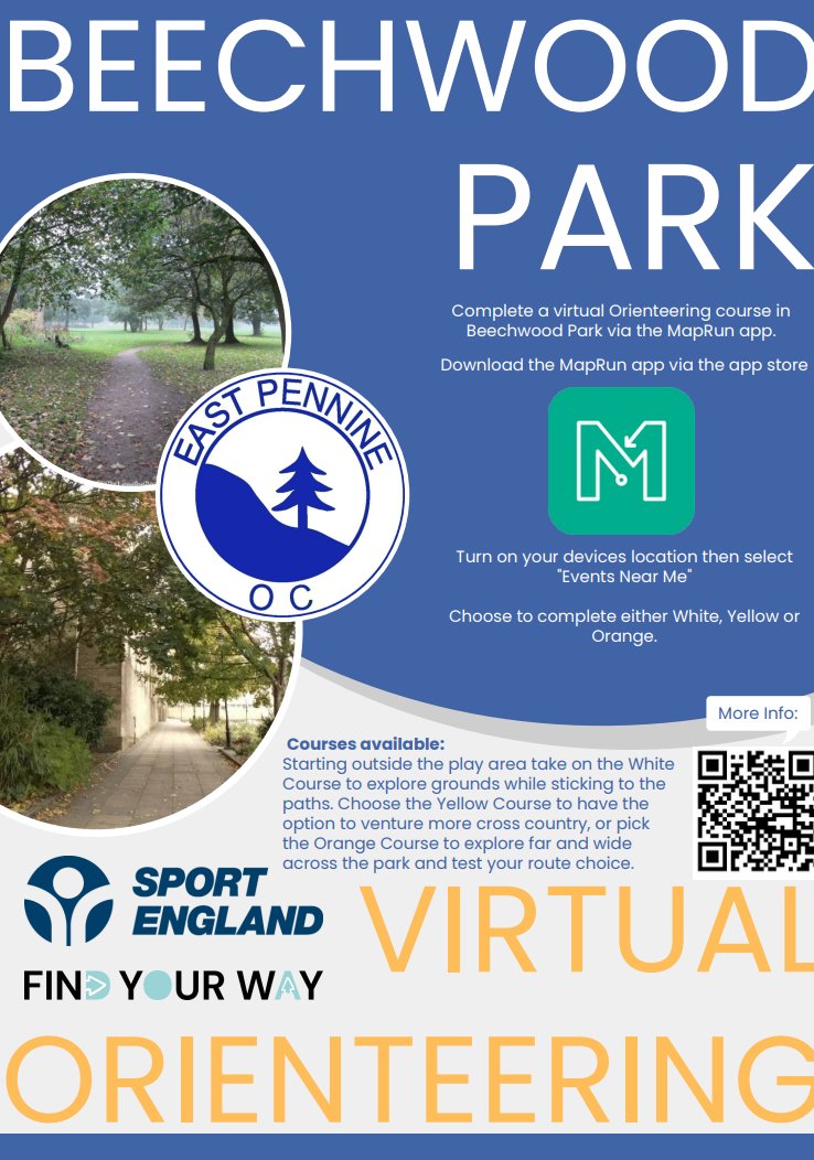 ActiveCdale's tweet photo. Why not try something new with the family this May, such as virtual orienteering? There are courses in Calderdale at Shroggs Park, Peoples Park and Beechwood Park. 

Download the MapRun app from the App Store and get started today. For more info visit https://t.co/IuPeh0y6ZL https://t.co/ln5biRhCLX