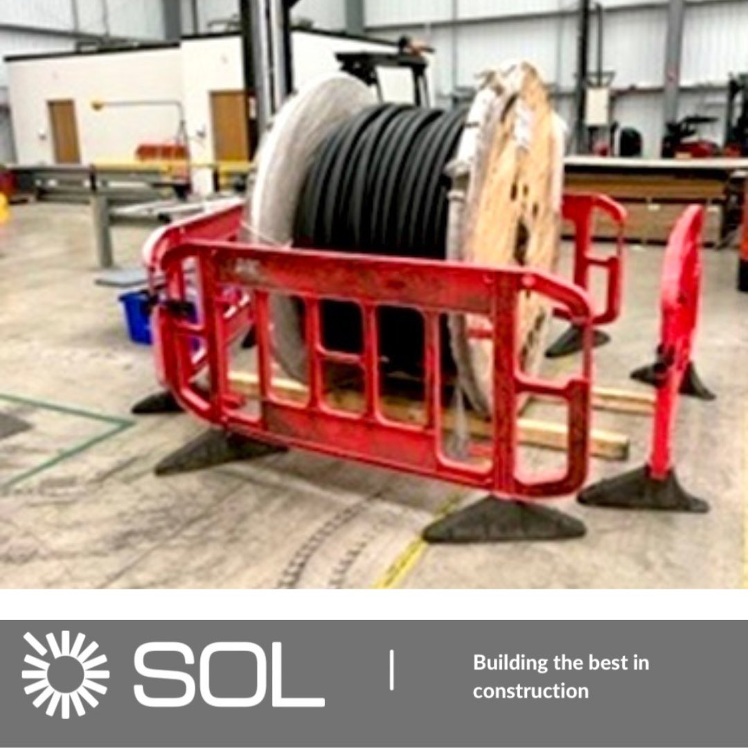 SolServices7's tweet photo. That’s one very large roll of cable, all ready to be pulled in for a new MHE charging area. 

#MHE #charging #MHEcharging #cable #commercial #refurbishment #warehouse #mechanical #electrical #stripout #construction #commercialconstruction #building #internalstripout #installation https://t.co/3xpCWFcabQ