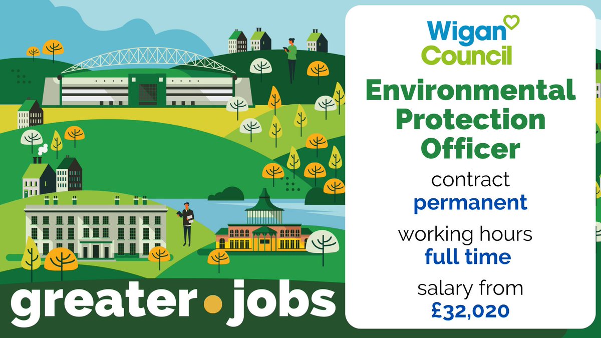 greater_jobs's tweet photo. Have you got a sound knowledge of environmental protection legislation and associated guidance? @WiganCouncil is looking for an Environmental Protection Officer to join their team.

Sound interesting? Read more: https://t.co/prixWWlzR1 https://t.co/apdynN0l4C
