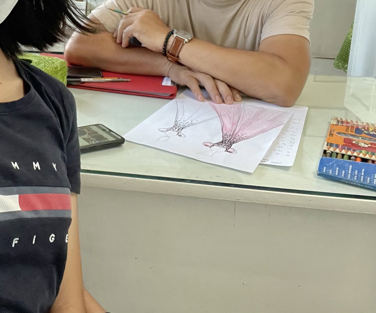 EEEEEKEKWK PROMS THIS MONTH ALR U GUYS its bridgerton theme btw and im hving my gown custom made in this place ALSO heres a sneakpeek of the sketch for my gown **screams**