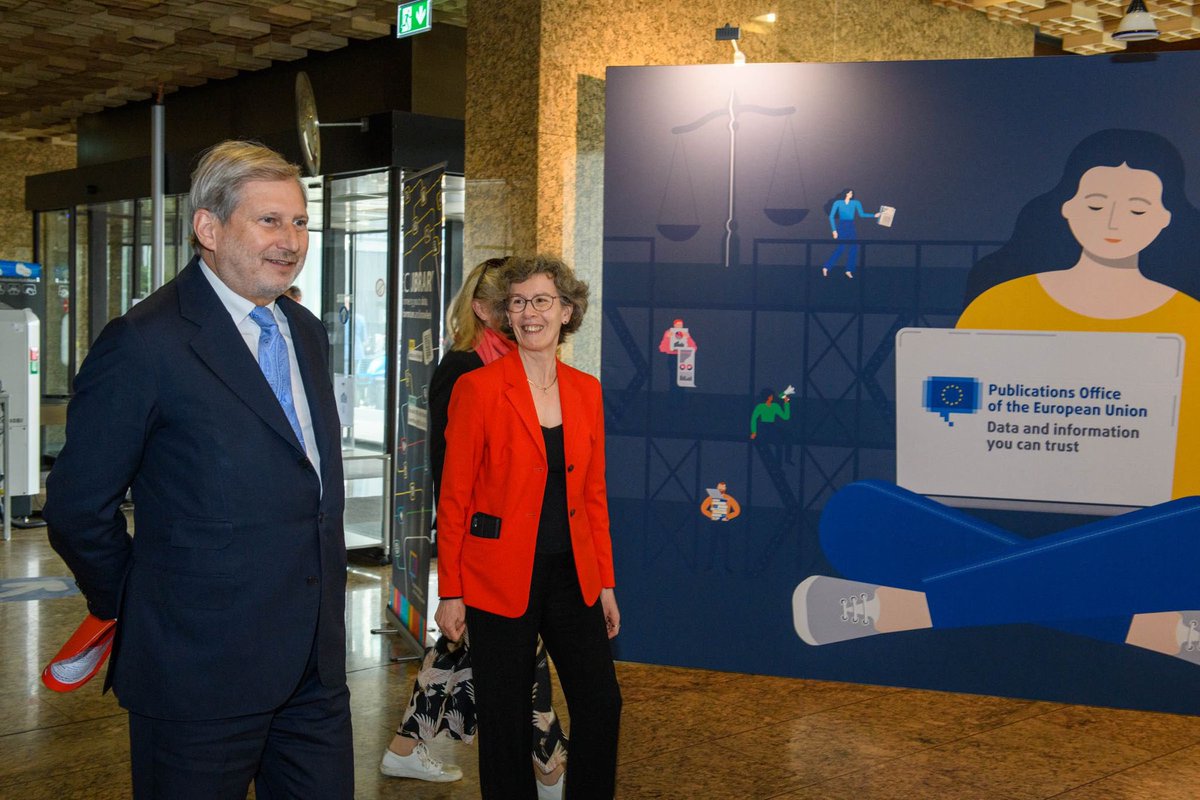 It was a pleasure to visit the @EULawDataPubs Headquarter yesterday. 

Thank you to DG <a href="/HardemanHildeML/">Hilde Hardeman</a> &amp; all colleagues for the exchange and extraordinary commitment to make known to the public what the #EU does and means! 1/2