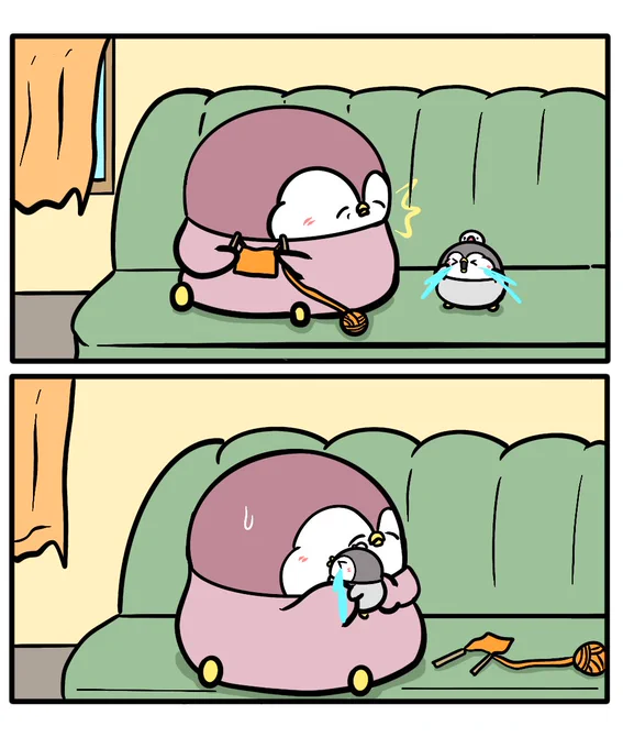 ちゃんぺんとお母さん 「あやすお母さん」