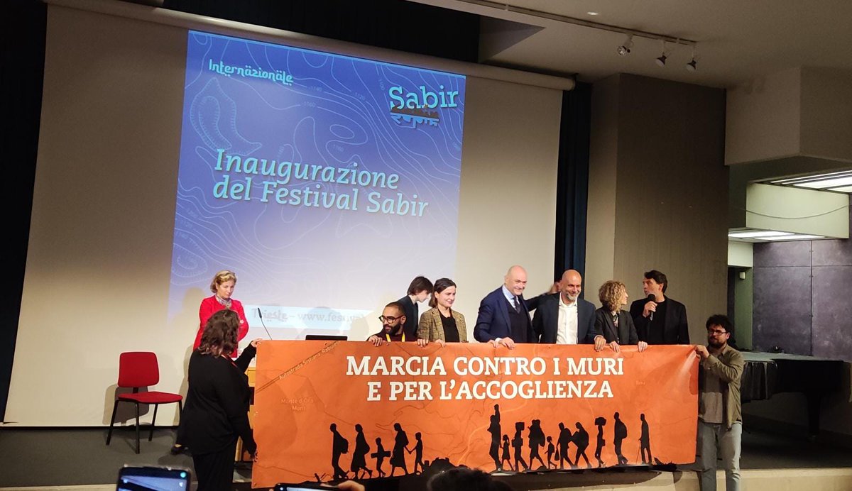 What a nice kick-off at #FestivalSabir! On Saturday, we will march from Slovenia to Italy, stay tuned!