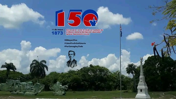boudet_liliana's tweet photo. Hoy #Camagüey y #Cuba rinden tributo al Mayor General Ignacio Agramonte y Loynaz, en el 150 aniversario de su caída en combate, aquel diamante con alma de beso, al decir de Martí.
#ElMayorVive
#PorCamagüeyTodo https://t.co/QMRDFpGlTc