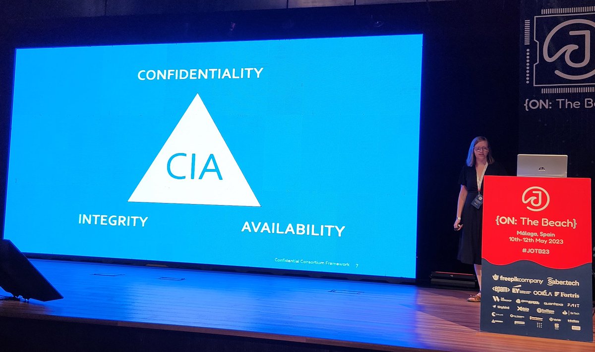 . <a href="/heidiann360/">Heidi Howard</a>, a recovering academic, came back to #jotb23 to talk about CCF and CIA.