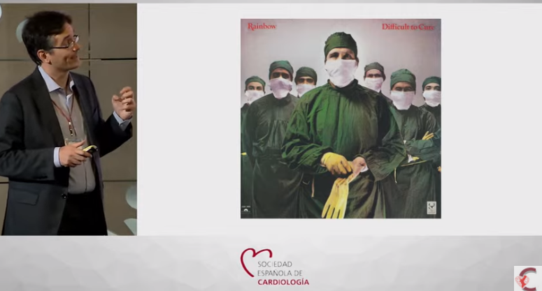mi_cardiologo's tweet photo. Pericardio y enfermedad oncológica. Dificil de Curar "Difficult to Cure" segun el Dr. @CortellFuster en #svc23 de la @SVCardio. Aqui un fragmento del album que recomienda el ponente: https://t.co/yJvlRb7sBb https://t.co/X3KYifmlT1