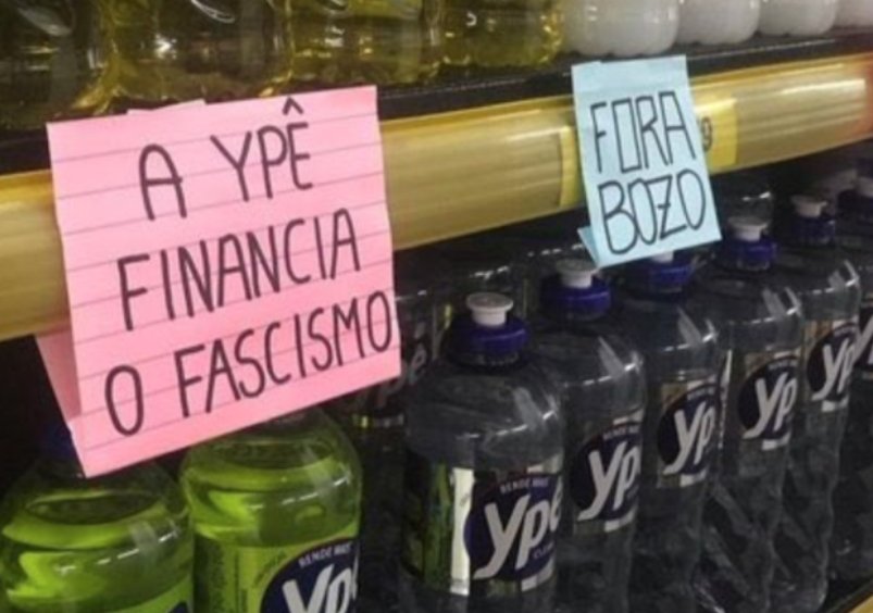 De vez em quando eu venho aqui lembrar que o dono da Ypê financiou a campanha do  Bolsonaro. 

Vcs continuam boicotando os produtos da Ypê?
