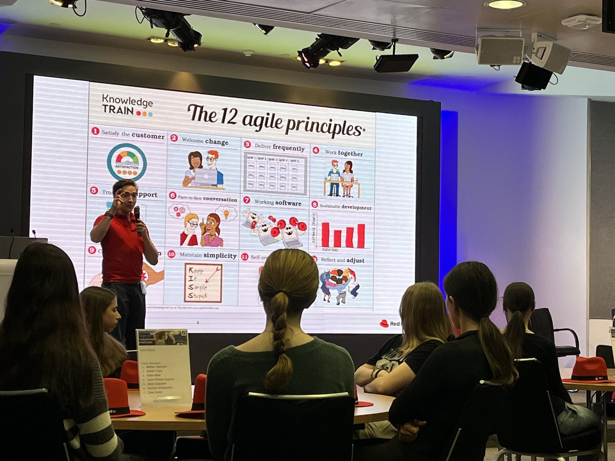 Computing_PLS's tweet image. Year 10 girls are learning all about the Agile and Scrum at @DeutscheBank Female in Tech event #DBTechDay #PositiveImpact #STEAM
