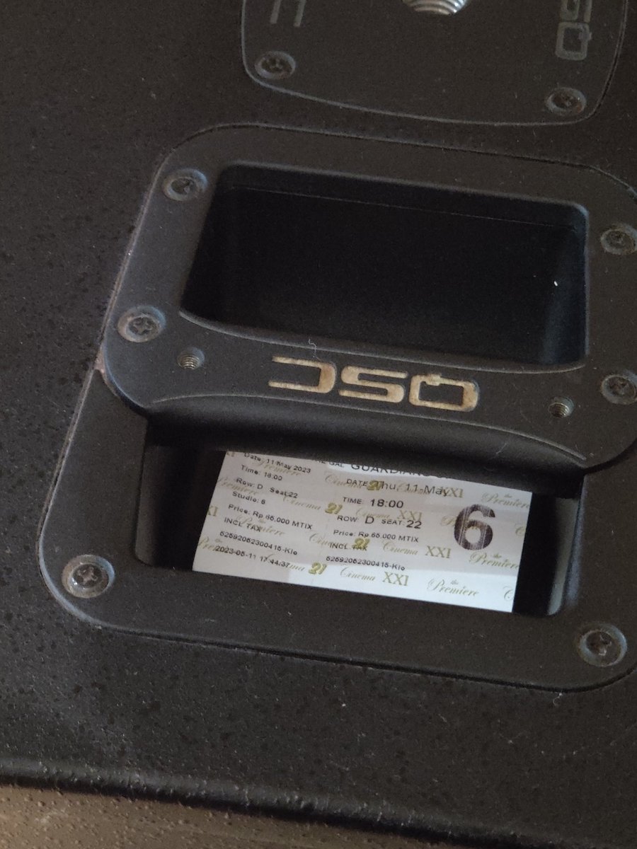 Ada yg mau nonton guardians of the galaxy vol 3 di xxi gandaria city IMAX? Tiketnya ada di speaker ini ya <a href="/Guardians/">Guardians of the Galaxy</a> <a href="/cinema21/">Cinema XXI</a> <a href="/GandariaCity/">Gandaria City</a> #xxi #GuardiansOfTheGalaxyVol3