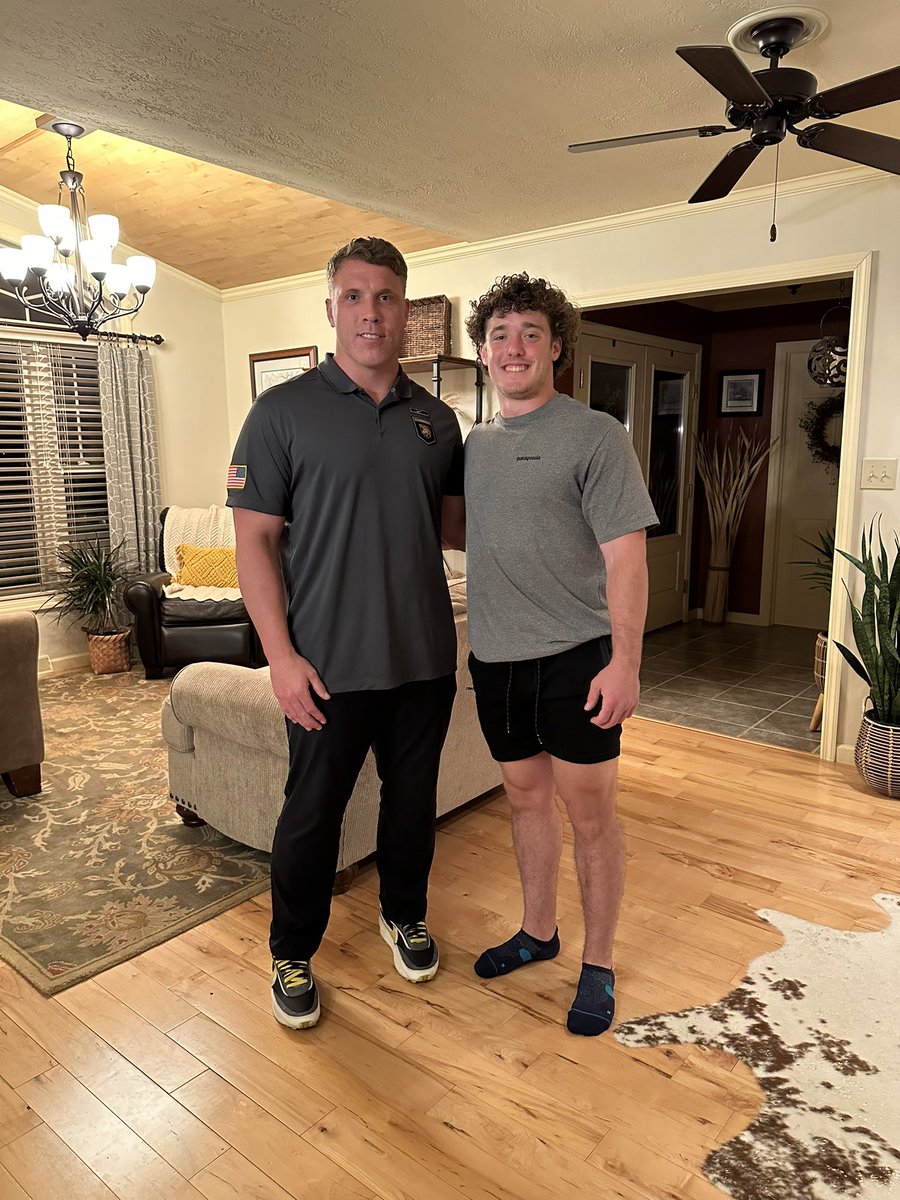 Thank you <a href="/MikeViti/">Mike Viti</a> for the home visit yesterday! It was a great talk and lots of questions answered, can’t wait to come see campus this weekend! <a href="/rhsfootball/">Richland Rams Football</a> <a href="/coachbaileyFB/">🏈Cᴏᴀᴄʜ Bᴀɪʟᴇʏ</a> <a href="/PaFootballNews/">Pennsylvania Football News</a> <a href="/PrepRedzonePA/">Prep Redzone Pennsylvania</a>