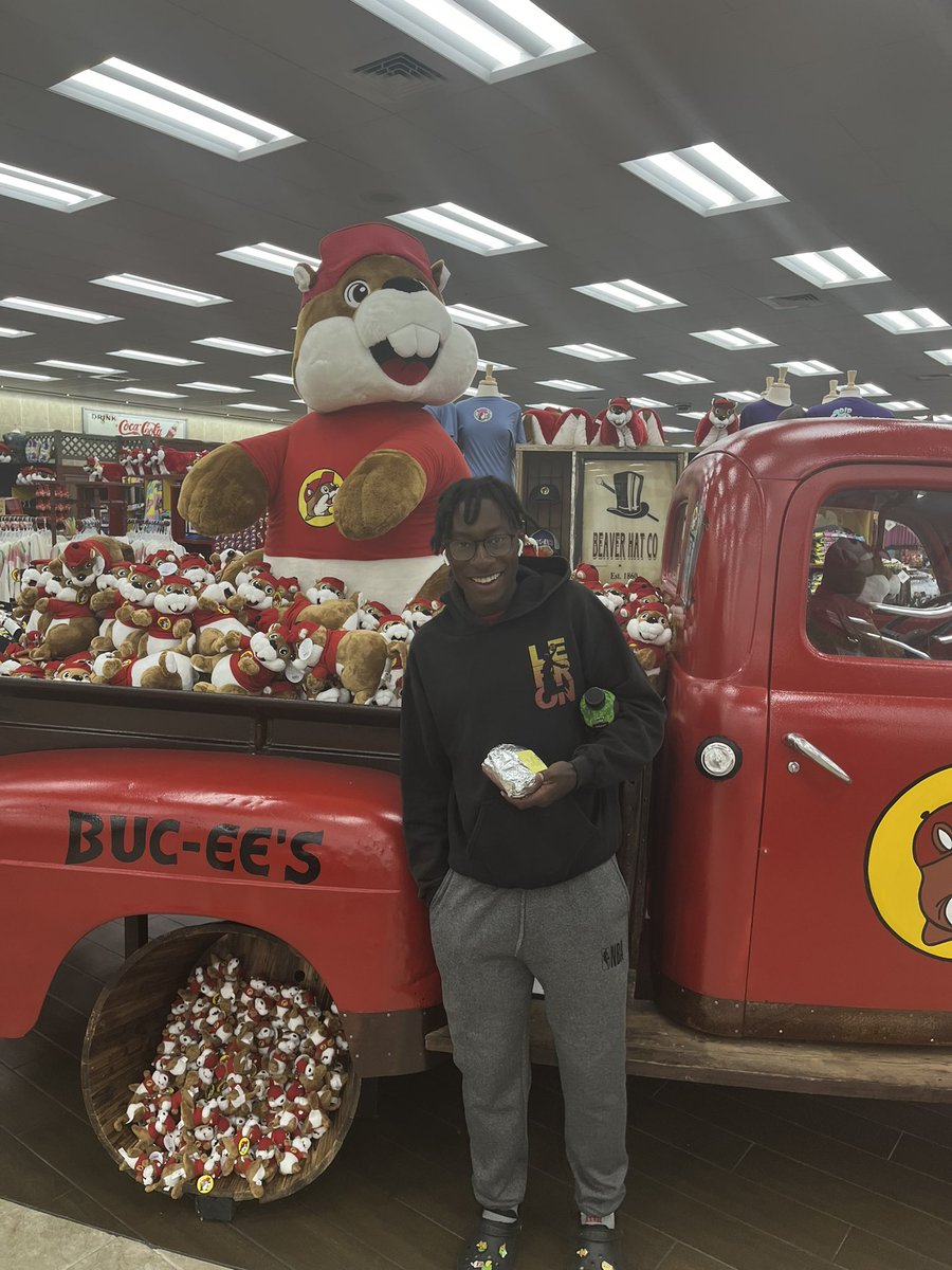 Alex and Coach Ski made a pit stop on the way down to Albany for the State Meet …#brisketsanwich