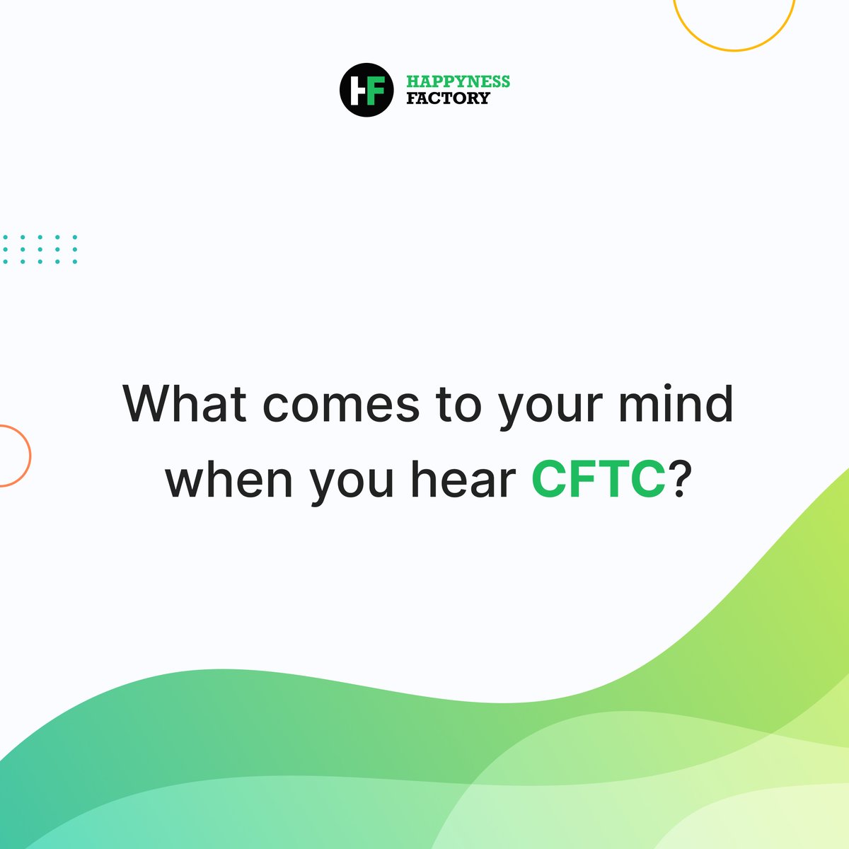 hf_invest's tweet photo. Reflect on CFTC in the context of your practice/business.
#careforclients #ClientFeelings #truth #FundamentalTruth #conversations #conversationsthatmatter #happyrichconversations #MutualFundSahiHai #HappynessFactory #Investormanagement #InvestmentStrategy #Investing https://t.co/pTC7osN0Y8