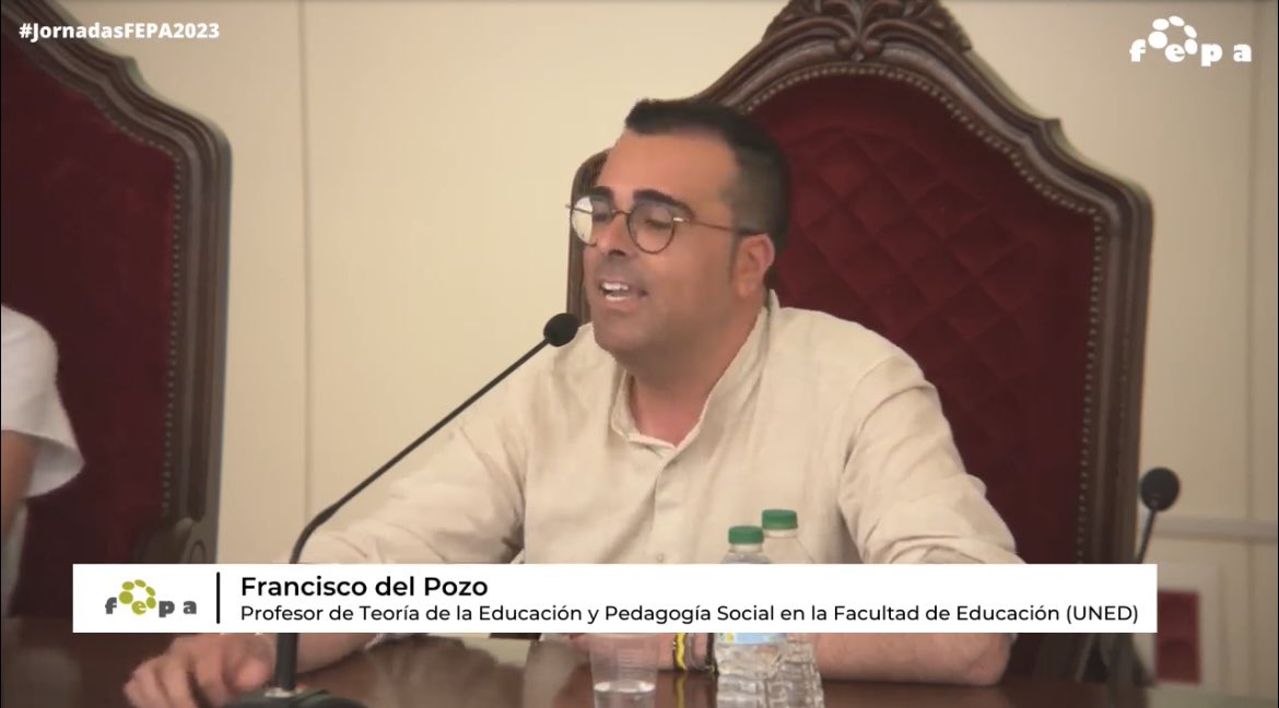 📌Disfrutando de las #JornadasFEPA2023 y de la primera ponencia a cargo de Francisco Del Pozo.