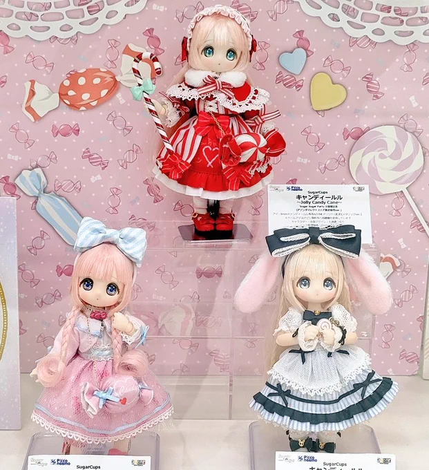 秋葉原行ったときに見たシュガーカップスってドールが凄い可愛かった  ドールのこと全然知らないけど欲しくなった