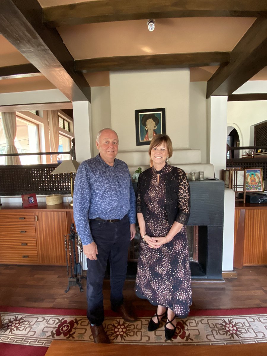 dmens0706's tweet photo. A pleasure to meet and share with Australian Ambassador to Nepal Felicity Volk @AusAmbNP and her great team.  

Australia supports many  @IntNeeds_Aus HDCS health, education and climate change programs for the most marginalised rural women and children.

#nepal 
#australianaid https://t.co/FgET6GeZKm