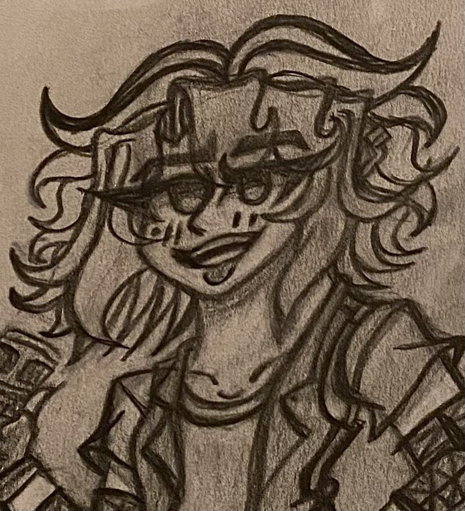 the_mystic_zim's tweet photo. Sooo.., About that drawing of an updated version of Rockstar Percy 🤔. I drew him. Also, I’ll be slightly redesigning Darnell (it’s just his outfit), &amp; for Nene, I might redesign her slightly. Then create a design for Otis ⭐️ 📼
-🌸Tags:🌸-
#FNF_90s_Mod, #FNF, #Mystic_Art https://t.co/4QpUj7ALlO