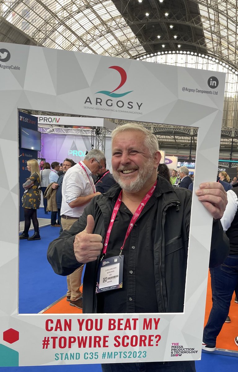 Chris Broder smashed the best time on the ⁦<a href="/ArgosyCable/">Argosy Components</a>⁩ stand at MPTS2023..can you beat his time?