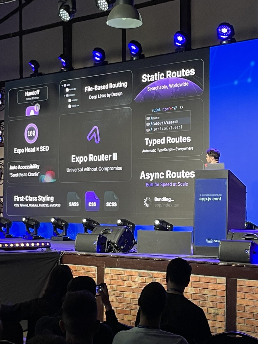 amanhimself's tweet photo. Summary of Expo Router v2 🔥

#appjsconf2023 https://t.co/0ryc8CvnyN