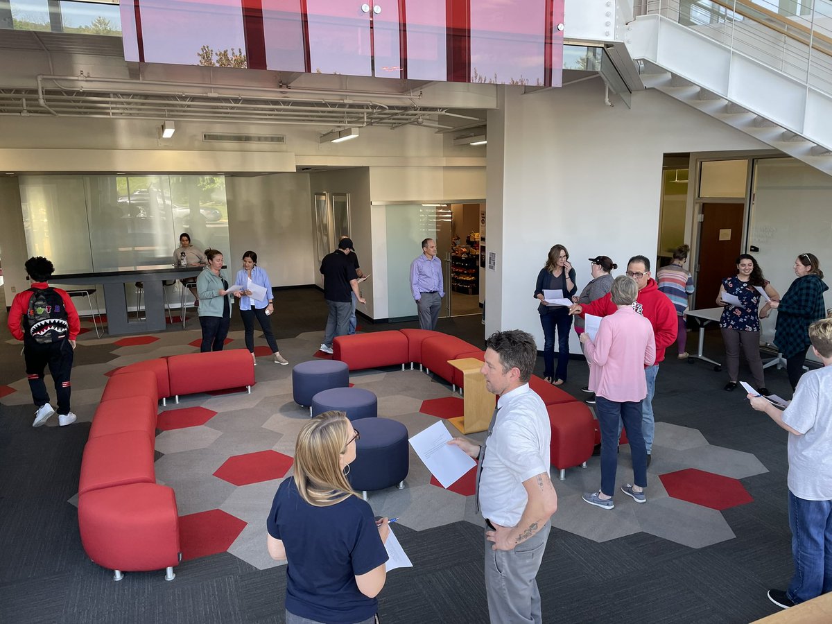 JanemarieMckay's tweet image. @RDGschools educators collaborating &amp;amp; sharing inspiring quotes from the book, When You Wonder, You’re Learning. @AlbrightTExpL @AlbrightCollege @greggbehr @RyanRydzewski #TExpL