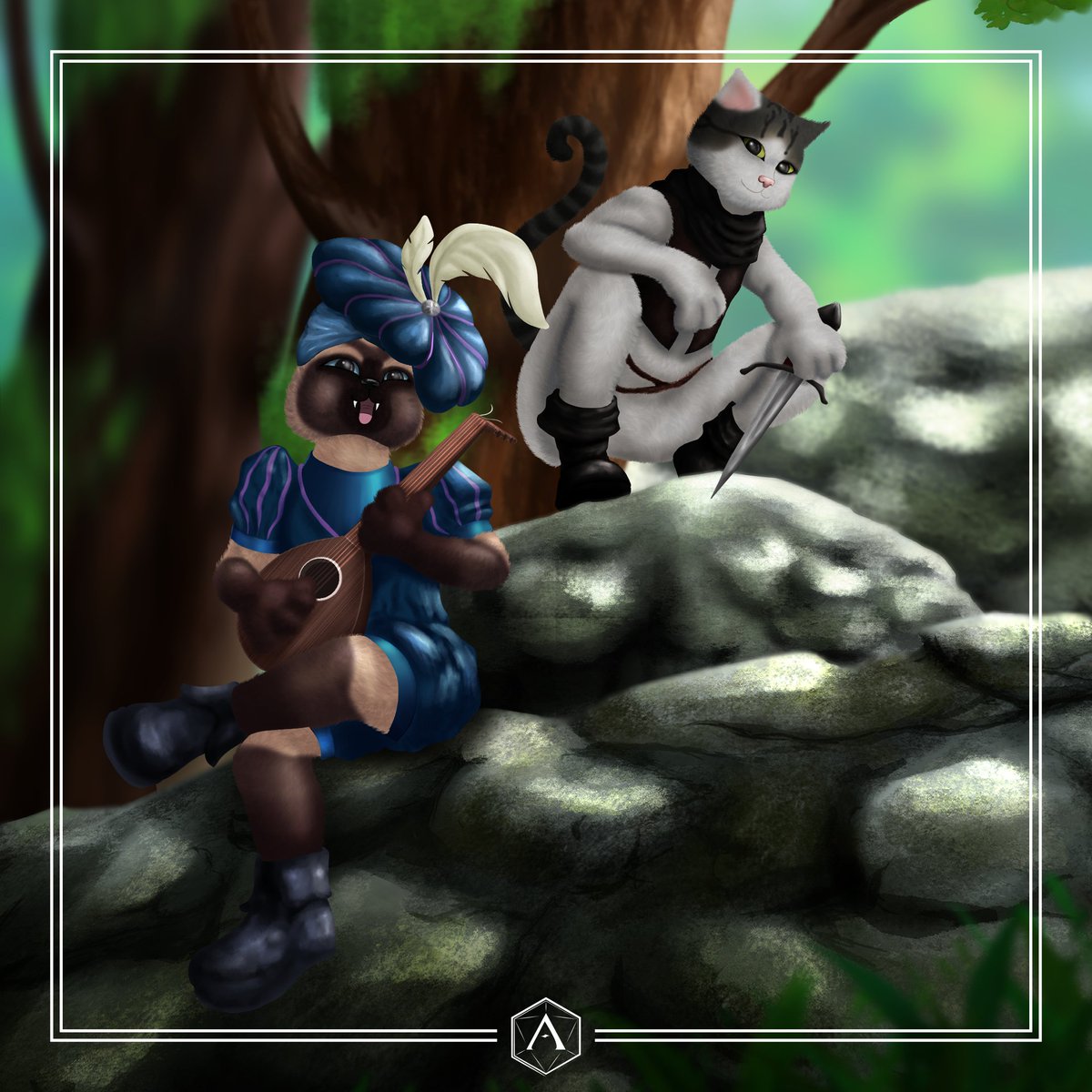 Aucun Arcaniste ne peut travailler sans son assistant ! Découvrez Keizaal🗡️et Elsweyr🪕, les mascottes officielles des Arcanes du Dé !

#jdr #jeuderole #roleplay #dijon #dijonville #jondi #mascotte