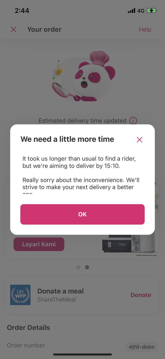 I have never waited for so long with Grab.. this is disappointing <a href="/foodpanda_my/">foodpanda malaysia</a> . Order placed at 2:43pm.