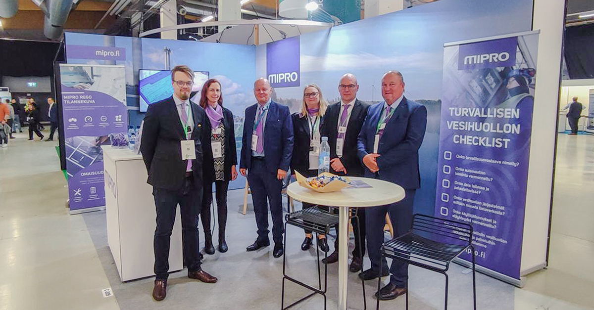 #Yhdyskuntatekniikan näyttely 2023 toinen ja viimeinen päivä on käynnistynyt.

Osastollamme numero C339 voit jutella teidän organisaation tarpeista ja miten Mipron ratkaisut voivat auttaa teitä saavuttamaan turvalliset, tehokkaat ja toimivat #vesi- ja #energiahuollon prosessit.