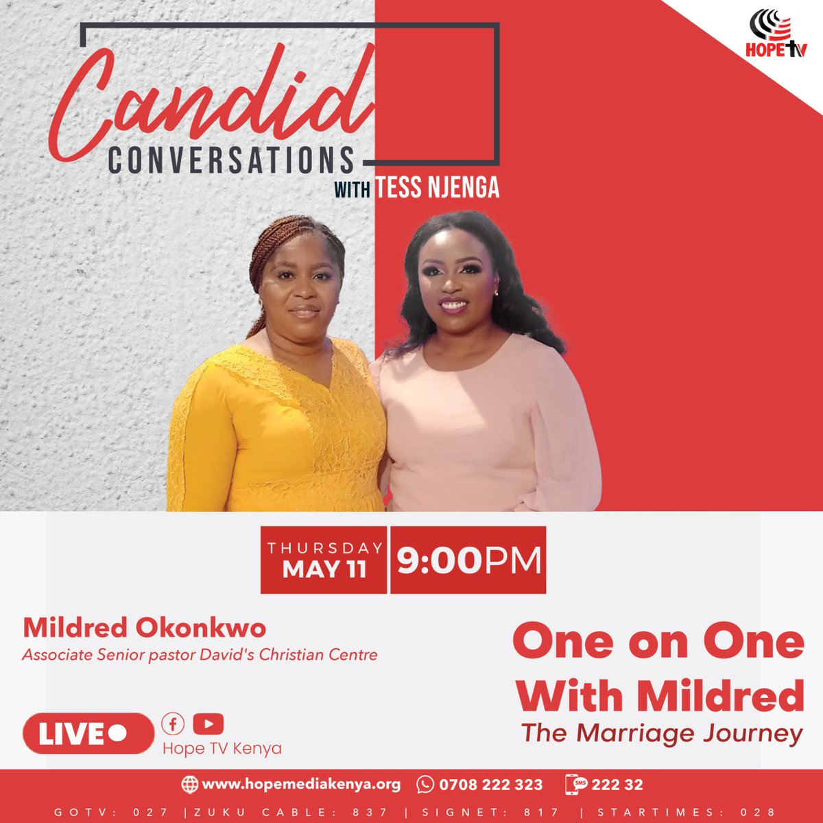 On hope Tv Newswatch tonight candid Conversations goes beyond borders with a great conversation