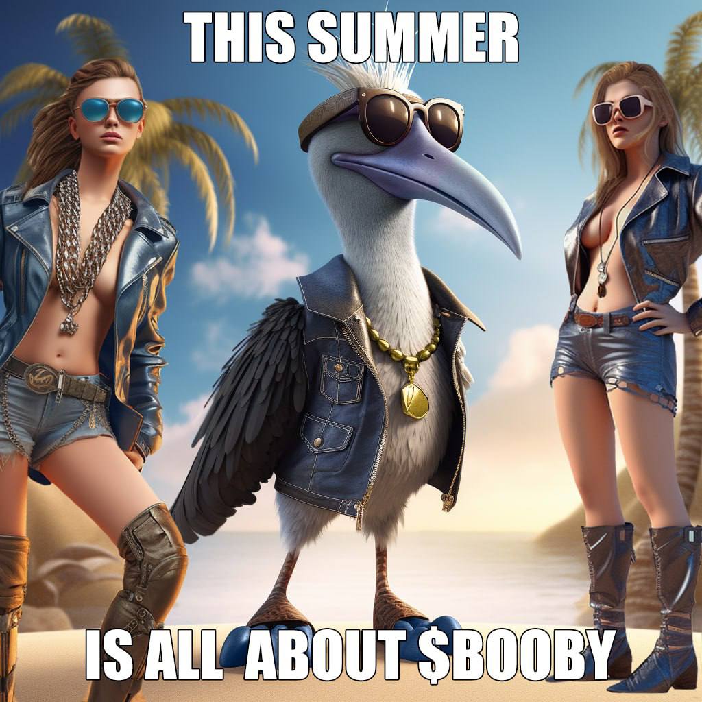 Crishty66's tweet photo. @boobyerc @cryptoskullx @boobyerc is the best token to buy in 2023. Buy this super bullish token right now. Check out #Boobyerc #PEPE #Boobymeme $Booby https://t.co/jxTG9pQYib
