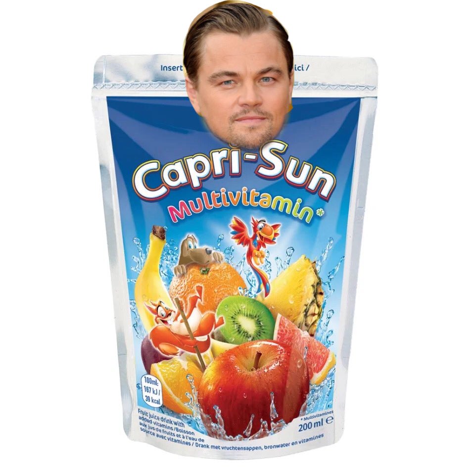 pradoo4k's tweet photo. @EncoreBaki Leonardo Di Caprisun https://t.co/dE2qNrwCHm