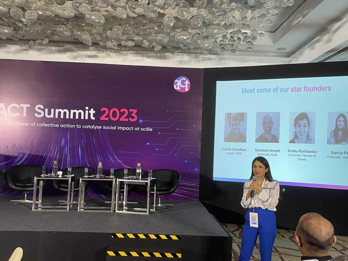 ACT portfolio companies take the stage to share insights about the tech-led solutions they’re building for Bharat! 

#ACTSummit2023