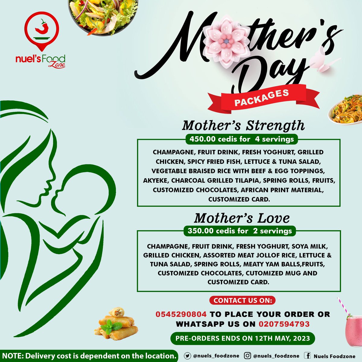 nuels_foodzone's tweet photo. Mothers Day Packages on-going. Order yours now!! https://t.co/gW16QyAuCs