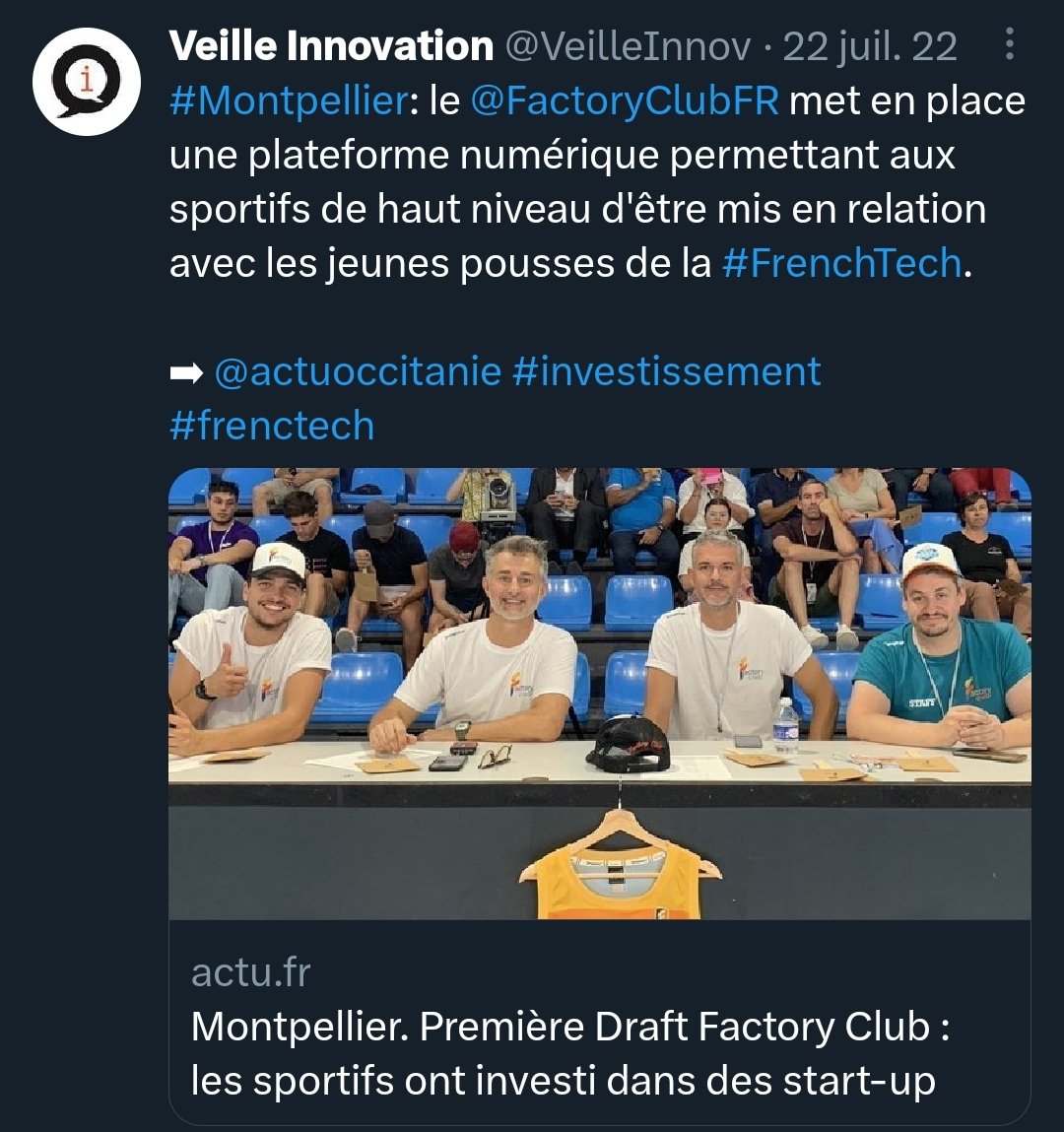 Factory Club pour Entrepreneur tweet media