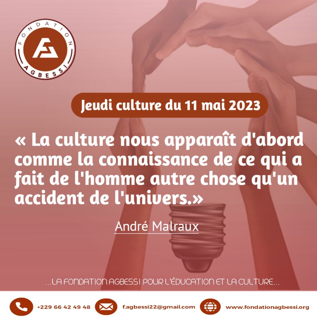 _Sans elle, notre espèce est un accident de l'univers_

#FAgbessi #EduCulture
#Wasexo