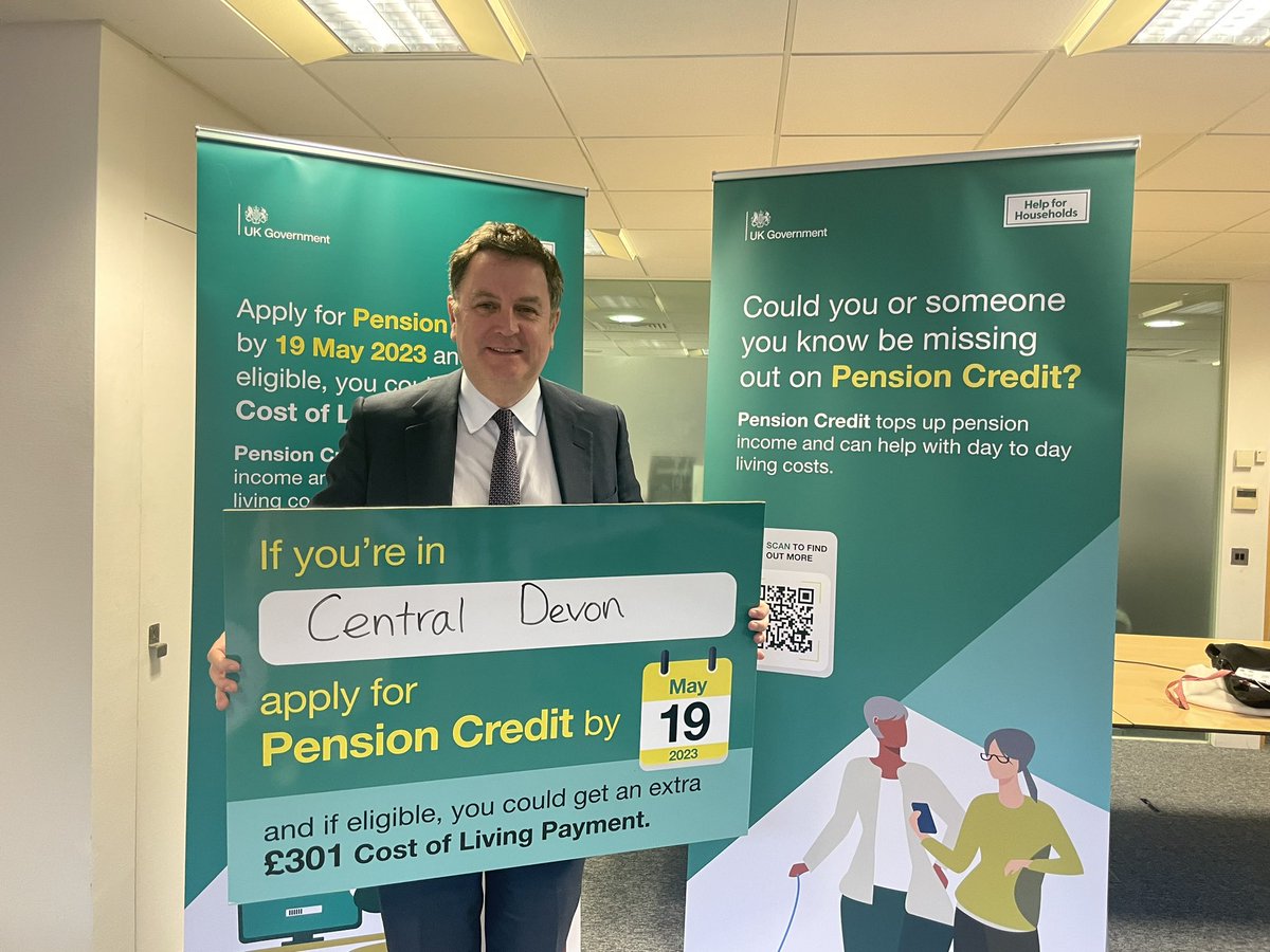 This Government will always stand up for the most vulnerable. If you apply for #PensionCredit by 19 May you or a loved one could be eligible for a further #CostofLiving payment.