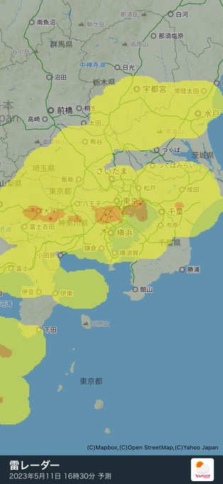 ギャーこりゃダメだ 結構近いぞ カミナリ通り過ぎるまで強制休憩タイムにします