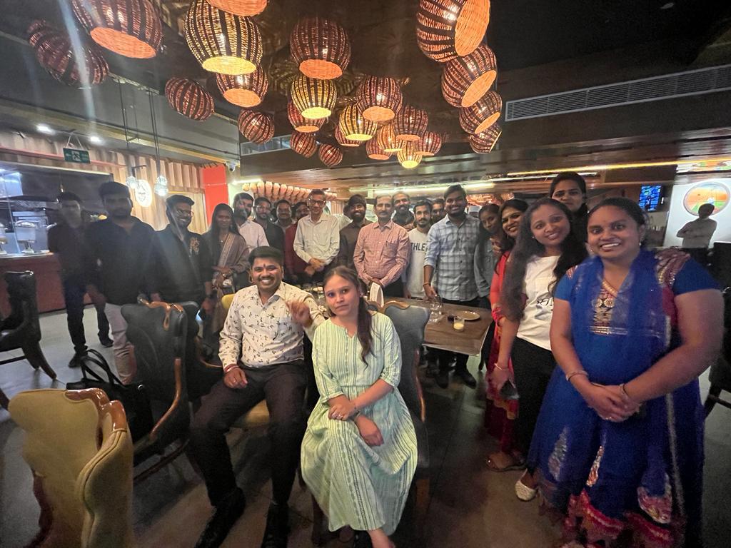 RSM_India's tweet photo. ๐ฅ "Raising a glass to good food & great company!"
Our #team members from the Hyderabad office had a wonderful evening - bonding over a fantastic dinner, and having memorable conversations.
Here are some pictures from the evening!
#People #RSMIndia #LifeAtRSM https://t.co/4Une9daJTq
