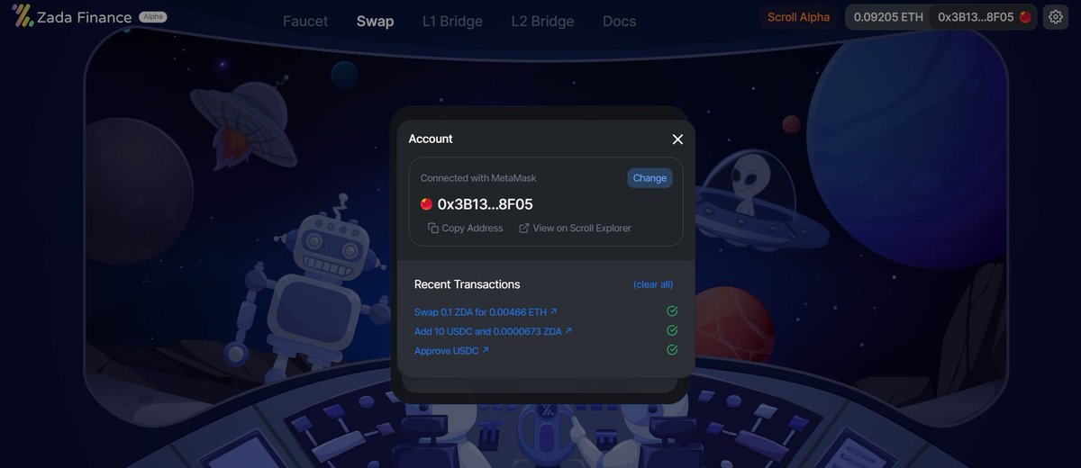 narator94's tweet image. I am happy to use #Zada platform
fast,
legible,
no bug.
@ZadaFinance #zadafinance