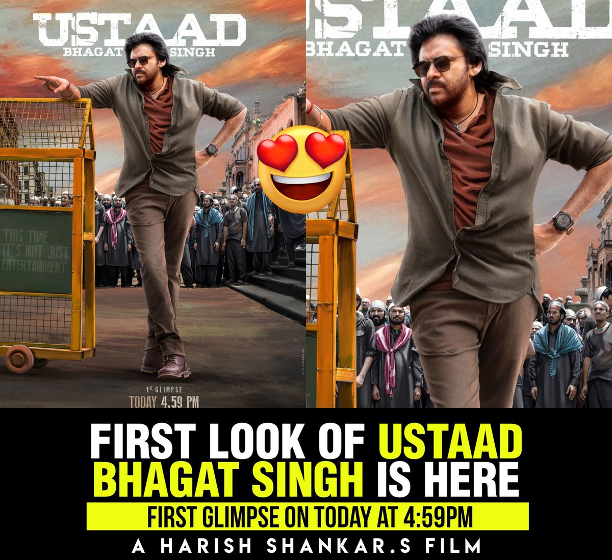 navin_creations's tweet photo. #Trending4
A saviour with style and swag ❤️‍🔥

And we call him - #UstaadBhagatSingh 🔥🔥🔥

@PawanKalyan @harish2you https://t.co/KRTOXdaOEB