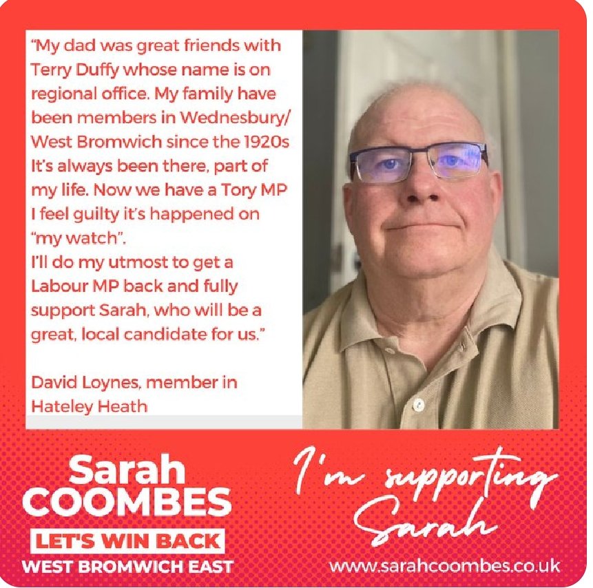 This joker wants a 'local' candidate for #westbrom East - Coombes lives and works in #London @DarrylMagher @SandwellTories @SandwellLibDems @rhistorerwrites #labourlies