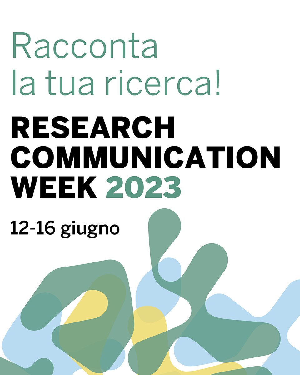 🔔 Dal 12 al 16 giugno torna a Ca' Foscari la Research Communication Week: webinar, workshop e un evento speciale dedicati alla #comunicazione della #ricerca. 
Si parlerà di #metaverso, #TikTok, #AI e molto altro!

✍️ Programma e iscrizioni su unive.it/rcw

#RCW2023