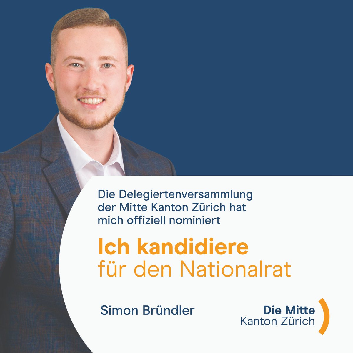 Gestern wurde ich für die Nationalratswahlen 2023 nominiert. 🗳
Ich stehe auf dem Listenplatz 7❗️
Es freut mich sehr, dass ich der Erste aus der Jungen Mitte auf der Hauptliste bin.
Ich werde Vollgas geben, um einen erfolgreichen Wahlkampf für die gesamte Mitte zu bestreiten.🧡